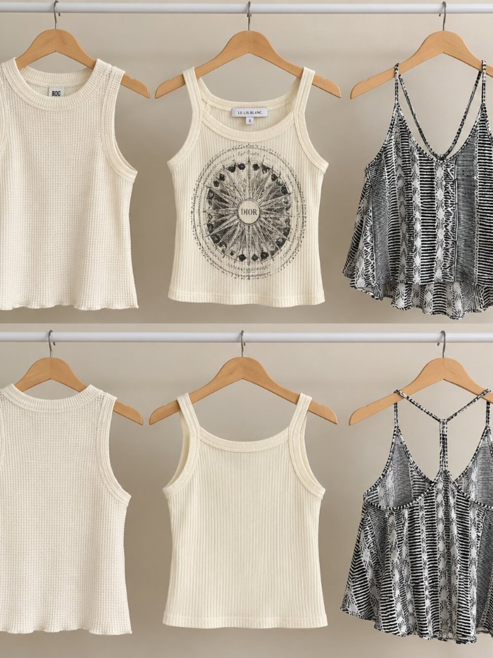 3 Women's Tank Tops Bundle XS/S | BDG, Kendall + Kylie, Ecoté